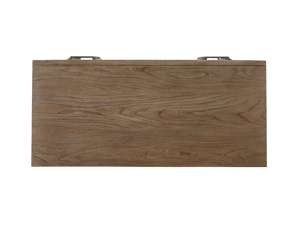 Lexington Tommy Bahama Home Brookdale Contemporary Drawer Chest - Elegant 5-drawer Storage, Weathered Driftwood Finish, Tommy Bahama Hatteras Gray  561-307