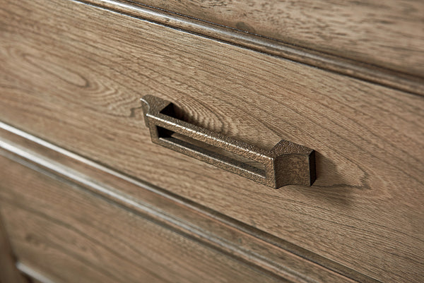 Lexington Tommy Bahama Home Mc Clellan 3-drawer Nightstand - Casual Elegance In Weathered Driftwood With Custom Hardware & Style Hatteras Gray  561-621