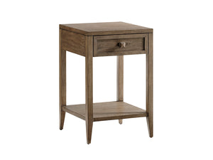 Lexington Tommy Bahama Home Ellsworth Night Table - Embrace Casual Elegance With Stylish Storage And Sophisticated Design Hatteras Gray  561-622