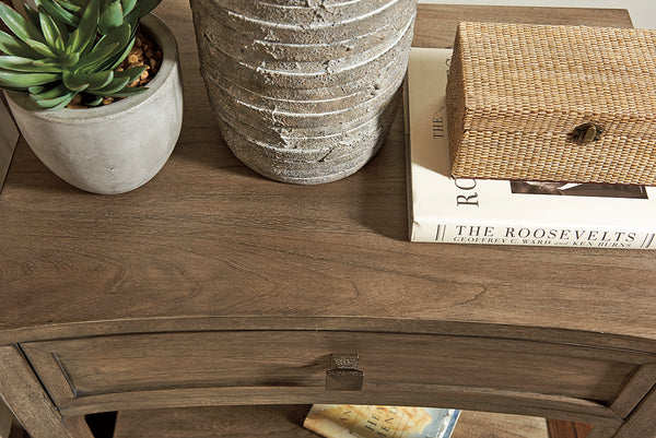 Lexington Tommy Bahama Home Stevenson Open Nightstand - Casual Elegance With Gray Elm Veneers, Custom Hardware & Stylish Flair Hatteras Gray  561-623