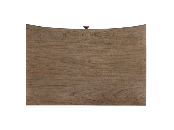 Lexington Tommy Bahama Home Stevenson Open Nightstand - Casual Elegance With Gray Elm Veneers, Custom Hardware & Stylish Flair Hatteras Gray  561-623