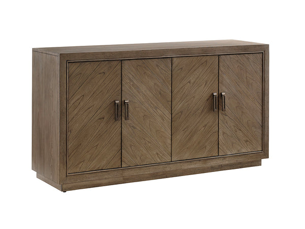 Lexington Tommy Bahama Home Spencer Buffet: Embrace Casual Elegance With Cypress Point's Weathered Driftwood And Custom Design Hatteras Gray  561-852