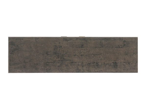 Lexington Tommy Bahama Home Emerson Hall Chest - Embrace Casual Elegance With Adjustable Shelves And Stunning Stained Top Design Hatteras Gray  561-973