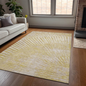 Homeroots 3' Abstract Washable Indoor Outdoor Area Rug – Stylish, Durable, And Stain-resistant For Any Space 9' X 12' Polyester 562018