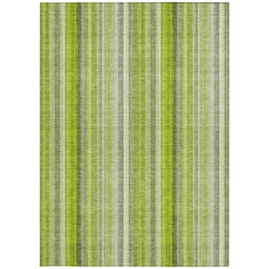 Homeroots 3' Blue Striped Washable Non-skid Area Rug - Stylish, Stain Resistant For Indoor Or Outdoor Use 3' X 5' Polyester 562050