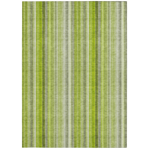 Homeroots 3' Blue Striped Washable Non-skid Area Rug - Stylish, Stain Resistant For Indoor Or Outdoor Use 10' X 14' Polyester 562055