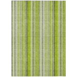 HomeRoots 5' Blue Striped Indoor Outdoor Area Rug - Durable, Washable, Non-Skid Design Perfect for Any Space 10' X 14' 562055