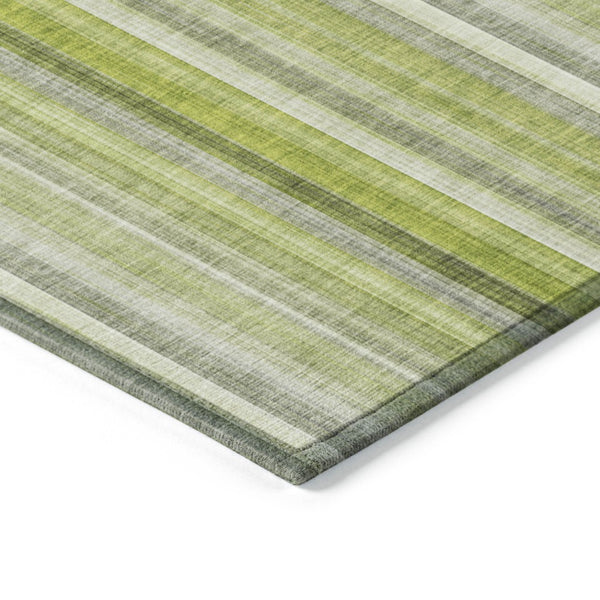 Homeroots 3' Blue Striped Washable Non-skid Area Rug - Stylish, Stain Resistant For Indoor Or Outdoor Use 10' X 14' Polyester 562055