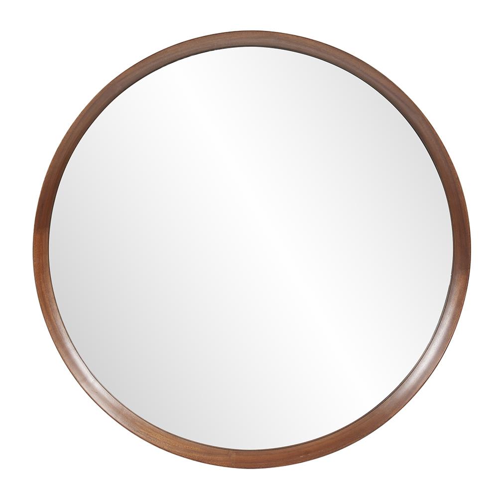 Howard Elliott Reagan Mirror - Elegant Shadow Box Frame With Wau Beech Wood, Ready To Hang In Any Orientation Brown Wood 56210-howard-elliott