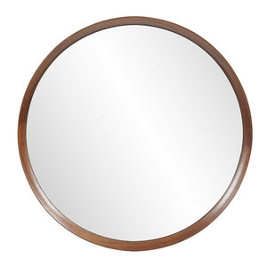 Howard Elliott Reagan Mirror - Elegant Shadow Box Frame With Wau Beech Wood, Ready To Hang In Any Orientation Brown Wood 56209-howard-elliott