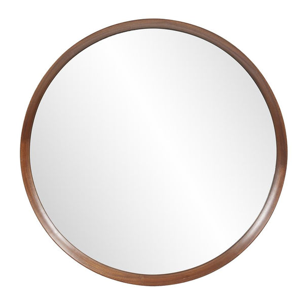Howard Elliott Reagan Mirror - Elegant Shadow Box Frame With Wau Beech Wood, Ready To Hang In Any Orientation Brown Wood 56209-howard-elliott