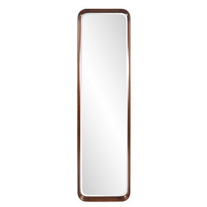 Howard Elliott Reagan Mirror - Elegant Shadow Box Frame With Wau Beech Wood, Ready To Hang In Any Orientation Brown Wood 56210-howard-elliott