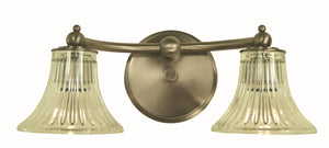 Framburg 2-light Elegant Bella Sconce - Unique U-shaped Arms Enhance Modern Home Décor With Style Brushed Nickel Metal 5622 Bn
