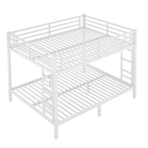 English Elm Metal Queen-Over-Queen Bunk Bed For Teens & Adults | Space-Saving, Durable, Noise-Reducing Design W1580S00122