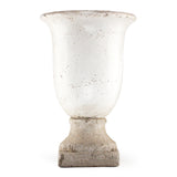 Partially Glazed Off-White Pottery (5624L) Zentique