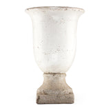 Partially Glazed Off-White Pottery (5624L) Zentique