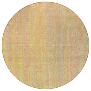 Homeroots 5' Blue Striped Washable Non-skid Area Rug - Perfect For Indoor & Outdoor Spaces, Stain Resistant Style 8' Round Polyester 562574