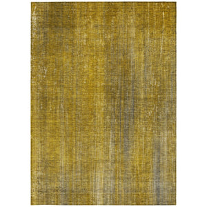 HomeRoots 5' Blue Striped Washable Area Rug - Non-Skid, Stain-Resistant, Ideal for Indoor & Outdoor Spaces 9' X 12' 562585