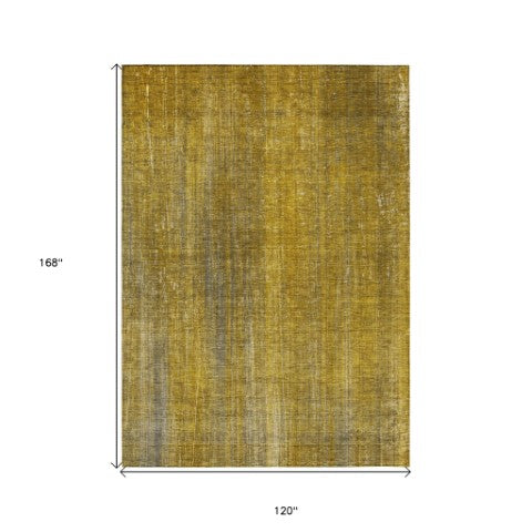 Homeroots 5' Blue Striped Washable Non-skid Area Rug - Perfect For Indoor & Outdoor Spaces, Stain Resistant Style 10' X 14' Polyester 562586