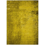 Homeroots 10' X 14' Gold Abstract Washable Non Skid Indoor Outdoor Area Rug Gold Polyester 562685