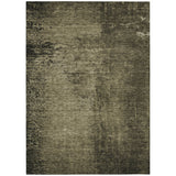 Homeroots 3' X 5' Gray Abstract Washable Non Skid Indoor Outdoor Area Rug Gray Polyester 562689