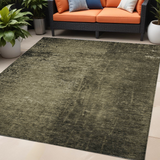 Homeroots 5' X 8' Gray Abstract Washable Non Skid Indoor Outdoor Area Rug Gray Polyester 562690