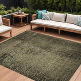 Homeroots 8' X 10' Gray Abstract Washable Non Skid Indoor Outdoor Area Rug Gray Polyester 562692