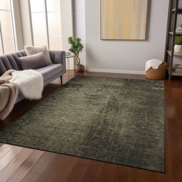 Homeroots 8' Runner Stylish Abstract Washable Non-skid Indoor Outdoor Rug For Kids And Pets - Stain Resistant 9' X 12' Polyester 562693