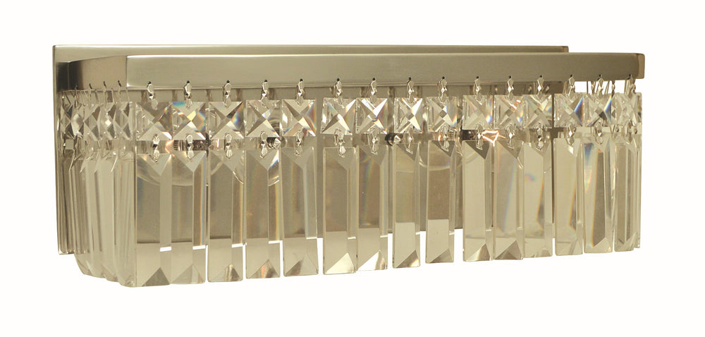 Framburg 2-light Elegant Crystal Diffuser Sconce - Contemporary Design For Stunning Wall Illumination Brushed Brass Metal 5947 Br