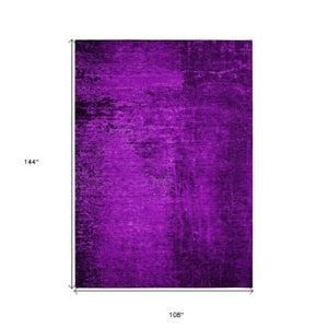 Homeroots 8' Runner Stylish Abstract Washable Non-skid Indoor Outdoor Rug For Kids And Pets - Stain Resistant 9' X 12' Polyester 562729