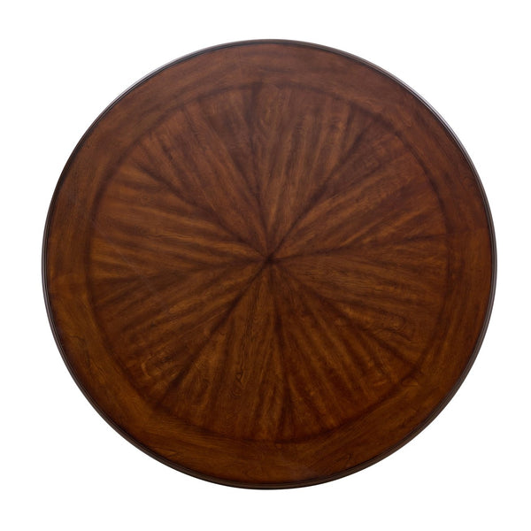 English Elm Christopher Knight Home® - 5-Piece Round Dining Set with Pedestal Table and Spindle-Back Chairs — Farmhouse Charm for 4 Brown,White 56487.00WBRN_N771P205332W