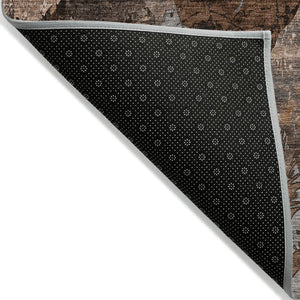 Homeroots 2' Indoor Outdoor Blue Abstract Washable Runner Rug - Stylish, Stain Resistant, And Soft Texture 3' X 5' Polyester 562806