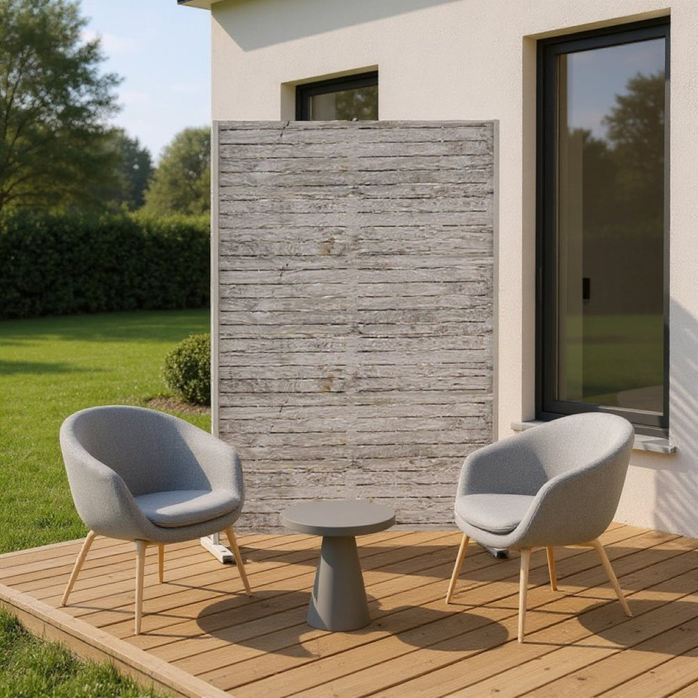 HomeRoots 72" White Steel Three-Panel Room Divider - Modern, Lightweight Privacy Screen for Any Space 562812