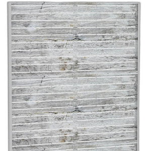 HomeRoots 72" White Steel Three-Panel Room Divider - Modern, Lightweight Privacy Screen for Any Space 562812