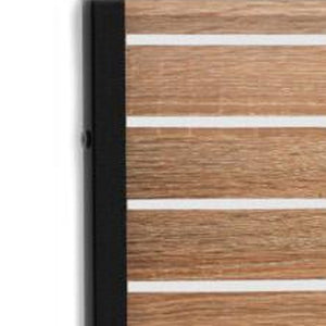 HomeRoots 72" Natural Steel Three-Panel Room Divider - Versatile Folding Screen for Style, Privacy & Light Flow 562813