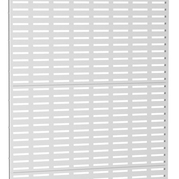 HomeRoots 72" Elegant White Steel Three-Panel Room Divider Screen for Modern Spaces & Flexible Layouts 562863