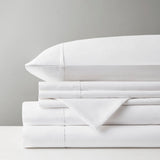 Madison Park 800 Thread Count Casual Cotton Blend Sateen Sheet Set MP20-7157 White