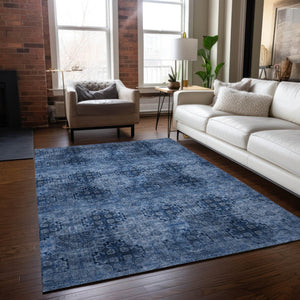 HomeRoots 5' Elegant Eggplant Floral Medallion Area Rug – Washable, Non-Skid, Ideal for Indoor & Outdoor Use 5' X 8' 562966