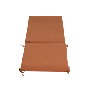 English Elm Christopher Knight Home® - Noah Outdoor Chaise Lounge Cushion - Bright Orange, Weather-Resistant, Durable Foam For Comfort N775P291468O