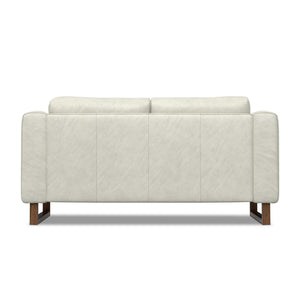 English Elm Richard 63-Inch Eco-Friendly Genuine Leather Loveseat For Compact Living Spaces – Stylish Comfort B136P364295-GIGA