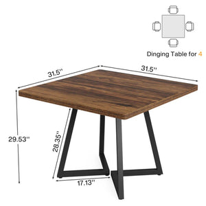 English Elm Compact Round Wood Dining Table Natural Grain Finish Seats Four Small Space Apartment T3971P449271