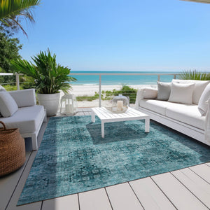 Homeroots 5' Eggplant Floral Medallion Washable Area Rug – Non-skid Design Perfect For Indoor & Outdoor Use 3' X 5' Polyester 563001