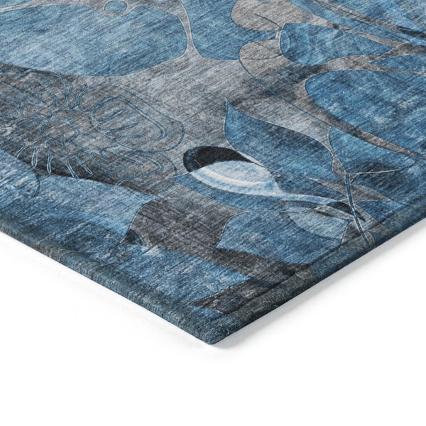 Homeroots 2' Abstract Washable Indoor Outdoor Runner Rug – Stylish Artistry For Your Living Space And More! 8' X 10' Polyester 563022
