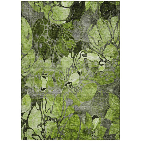 Homeroots 2' Abstract Washable Indoor Outdoor Runner Rug – Stylish Artistry For Your Living Space And More! 3' X 5' Polyester 563037