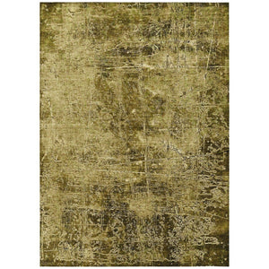 HomeRoots 5' Tan Abstract Area Rug - Washable, Non-Skid, Versatile Design for Indoor & Outdoor Spaces 8' X 10' 563094
