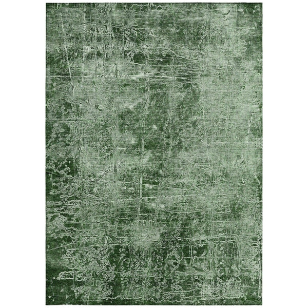 HomeRoots 5' Tan Abstract Area Rug - Washable, Non-Skid, Versatile Design for Indoor & Outdoor Spaces 8' X 10' 563103