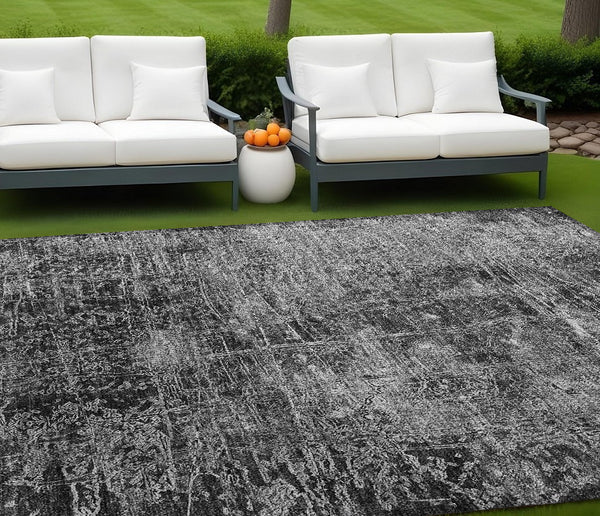 Homeroots 8' Runner Stylish Tan Abstract Washable Non-skid Indoor Outdoor Rug For Kids And Pets’ Safety 9' X 12' Polyester 563113