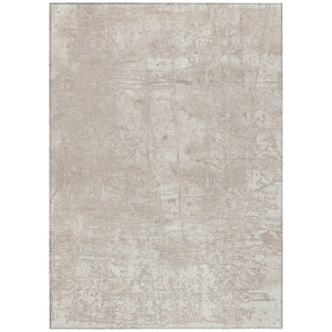 HomeRoots 5' Tan Abstract Area Rug - Washable, Non-Skid, Versatile Design for Indoor & Outdoor Spaces 9' X 12' 563122