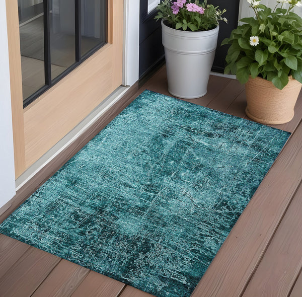 Homeroots 8' Runner Stylish Tan Abstract Washable Non-skid Indoor Outdoor Rug For Kids And Pets’ Safety 3' X 5' Polyester 563154
