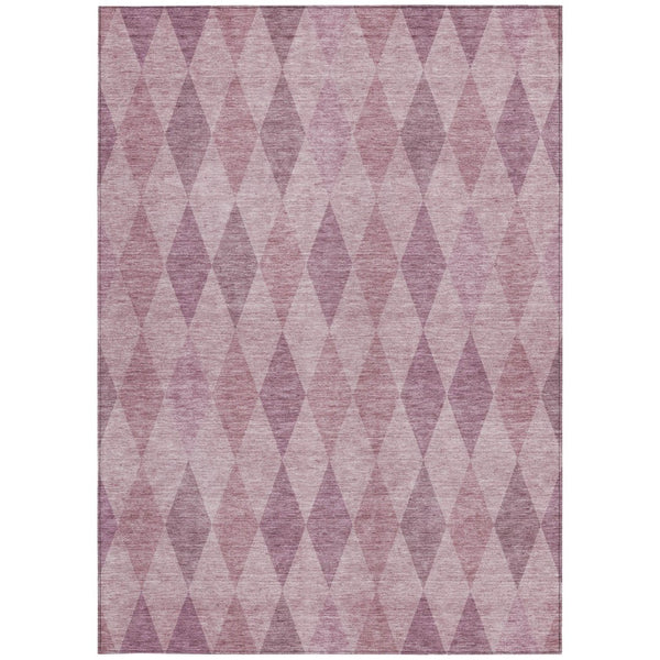HomeRoots 5' Geometric Beige, Taupe, and Brown Area Rug - Stylish, Washable, Non-Skid for Indoor & Outdoor Use 10' X 14' 563231